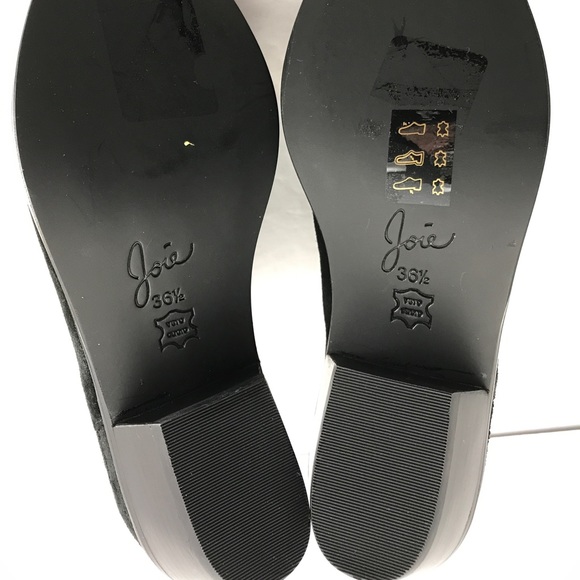 New Joie Barlow black suede ankle booties size 6 & 7 - Picture 10 of 14